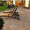 Travertin opus romain 4 formats  carrelage piscine pierre naturelle