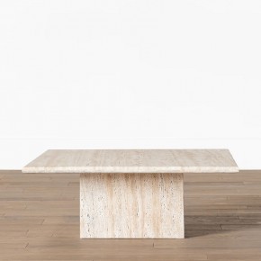 Table basse travertin, 100% pierre naturelle